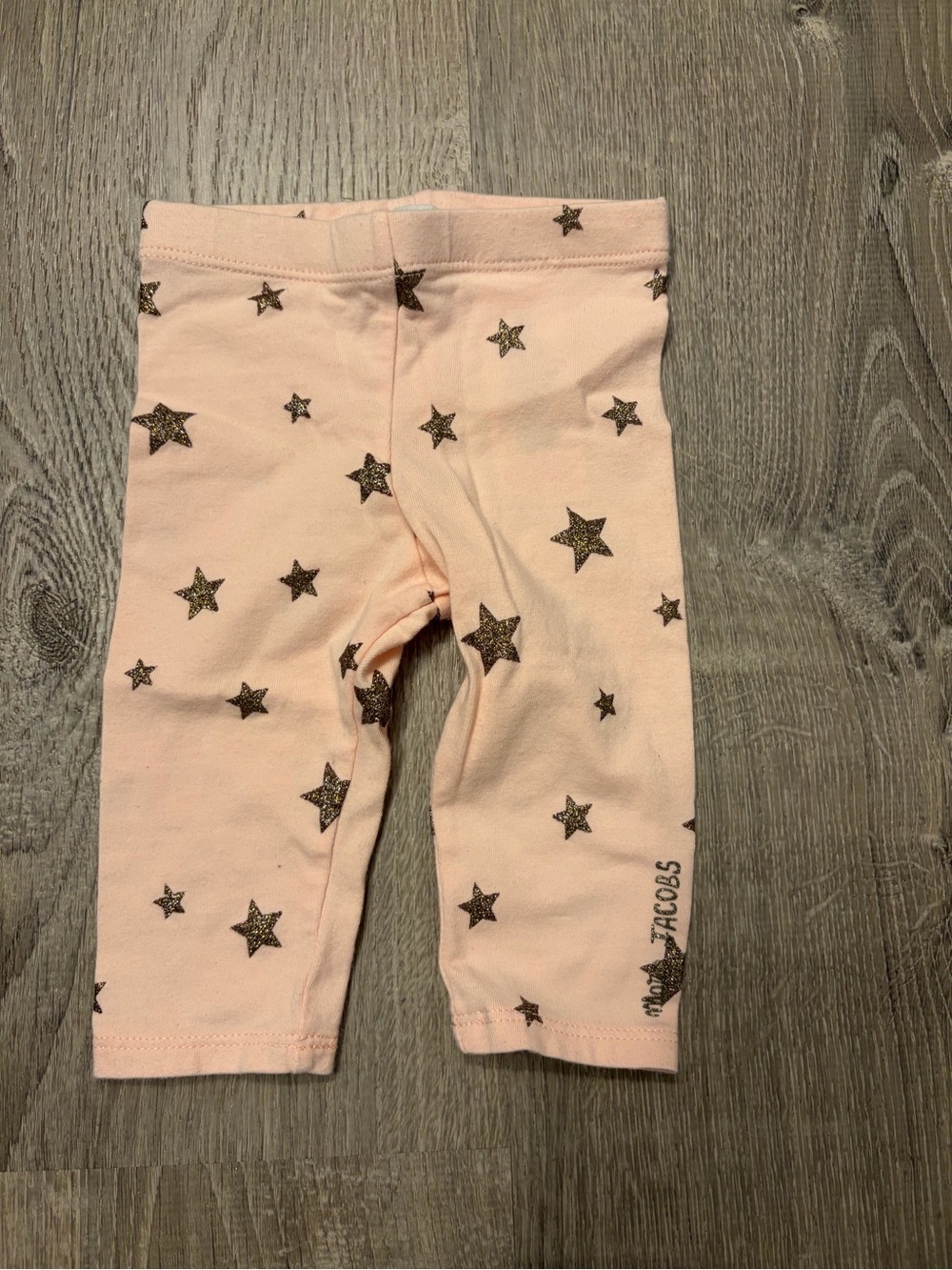 Baby Girl's Little Marc Jacob's Pink Star Print Leggings- Size 3 Months- NWOT